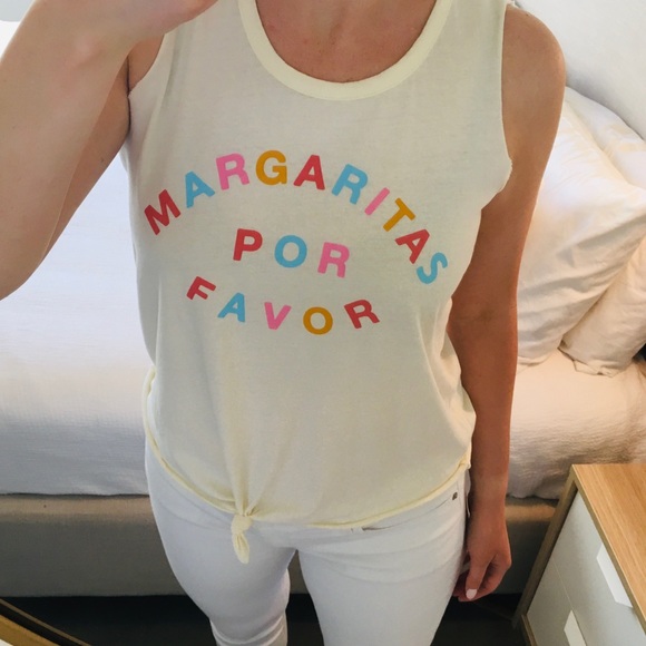 Fifth Sun Tops - NWT Graphic Tank - Margaritas Por Favor